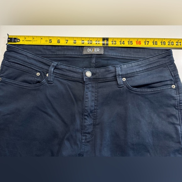 DU/ER No Sweat Pants Blue Mens Size 40x32 (40X30 Actual) Straight Fit MFNT1003 - Picture 9 of 12